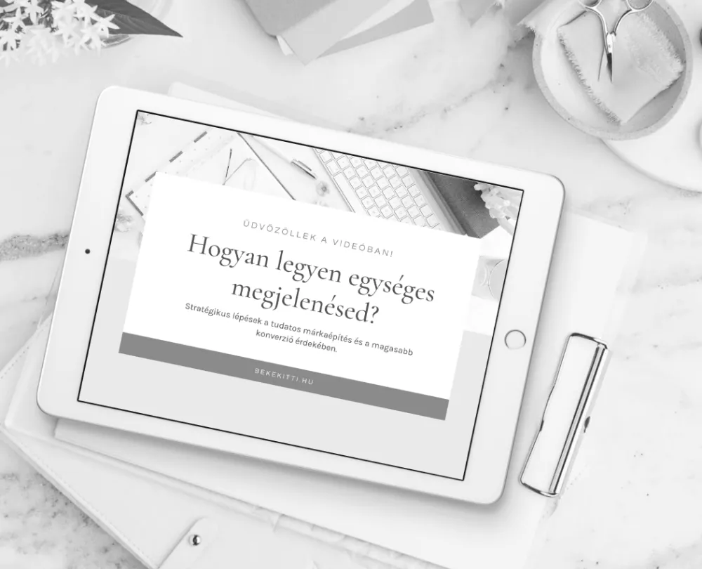 hogyan legyen egyseges a megjelenesed kurzus beke kitti szakertoi weboldal keszites 2